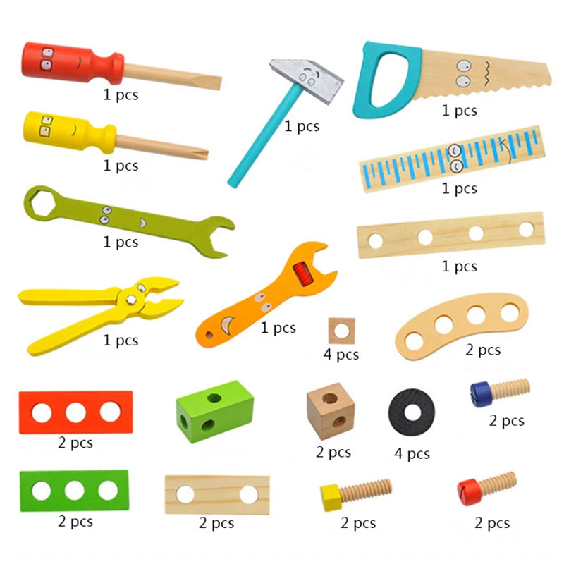 Caixa de ferramentas Montessori